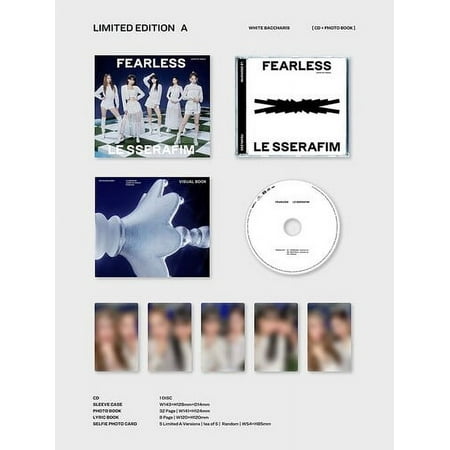 Le Sserafim - LE SSERAFIM - Fearless (Limited Edition A - CD + Photobook) - Music & Performance - CD