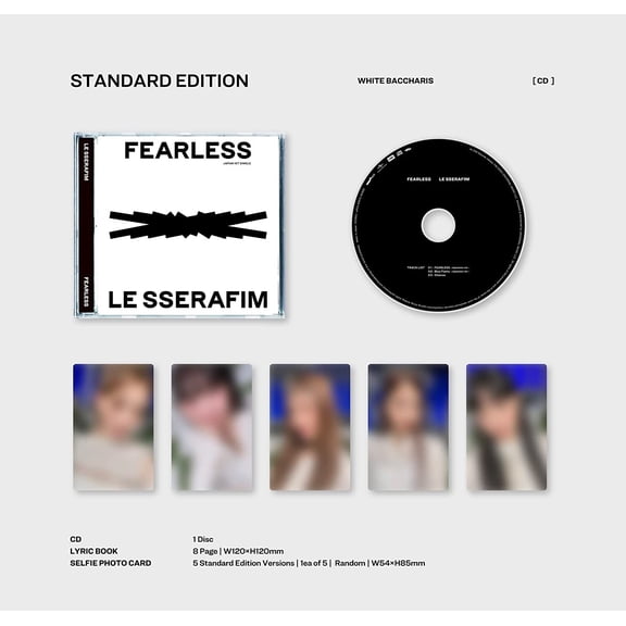 Le Sserafim - LE SSERAFIM - Fearless (Standard Edition CD) - Music & Performance - CD