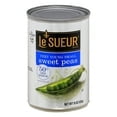 Le Sueur Very Young Small Sweet Peas, 50% Less Sodium, Whole Peas 15 oz Can (Pack of 6)