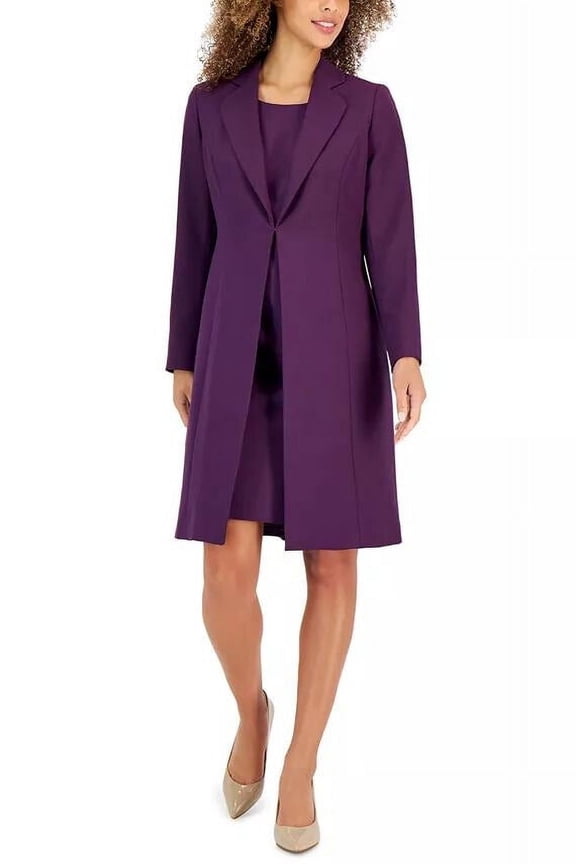 Crepe Topper Jacket & Sheath Dress Suit