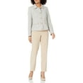 thumbnail image 1 of Le Suit Plus Size Plaid Five Button Jacket and Slim Pant Set, 1 of 5
