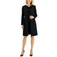 thumbnail image 1 of Le Suit Sleeveless Boat Neck Zipper Back Jacquard Dress with Collarless Hook & Eye Closure Jacket 2 Piece Set-BRIGHT NAVY / 4, 1 of 2