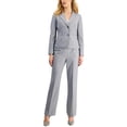 thumbnail image 1 of Le Suit Womens Herringbone 2PC Pant Suit, 1 of 1