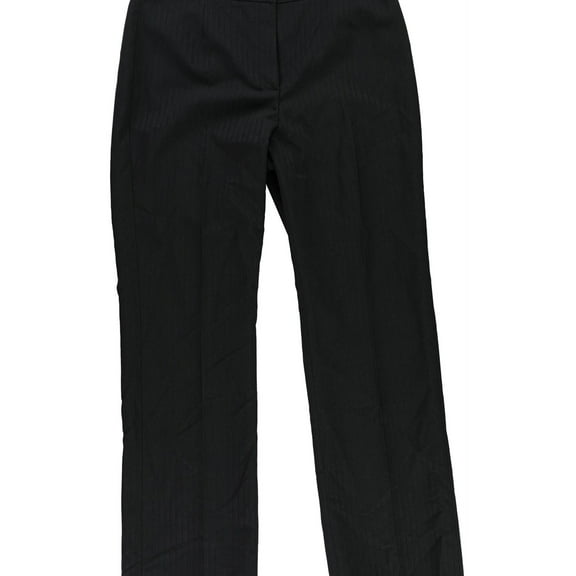 Le Suit Womens Isles Dress Pants, Black, 8 Regular
