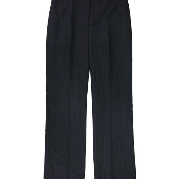 Le Suit Womens No Pocket Dress Pants, Blue, 4