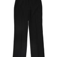 thumbnail image 1 of Le Suit Womens Solid Casual Trouser Pants, Black, 6, 1 of 2