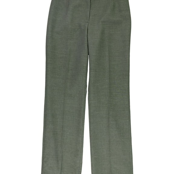 Le Suit Womens Solid Dress Pants, Green, 6