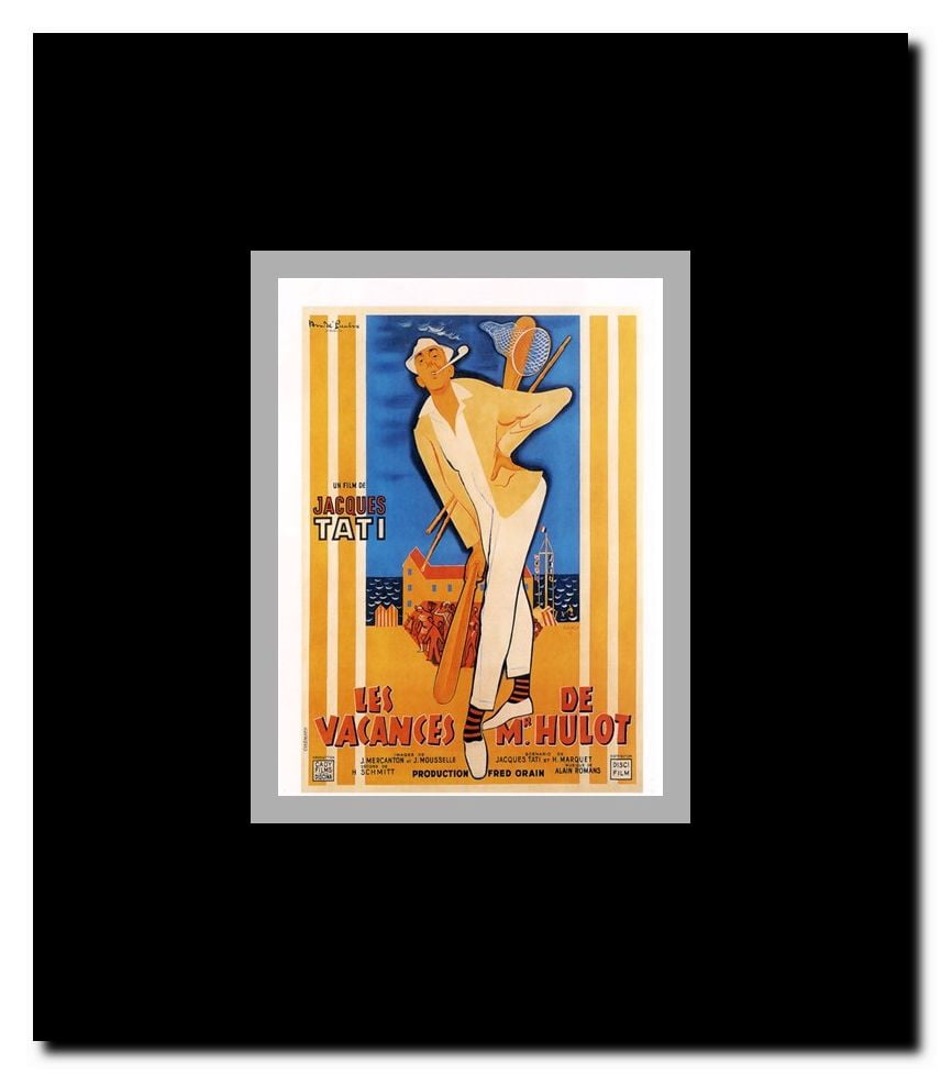 Le Temps des vacances Framed Movie Poster