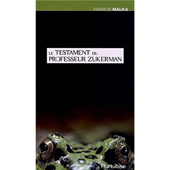 Pre-Owned Le Testament du Professeur Zukerman 9782896478699 Used