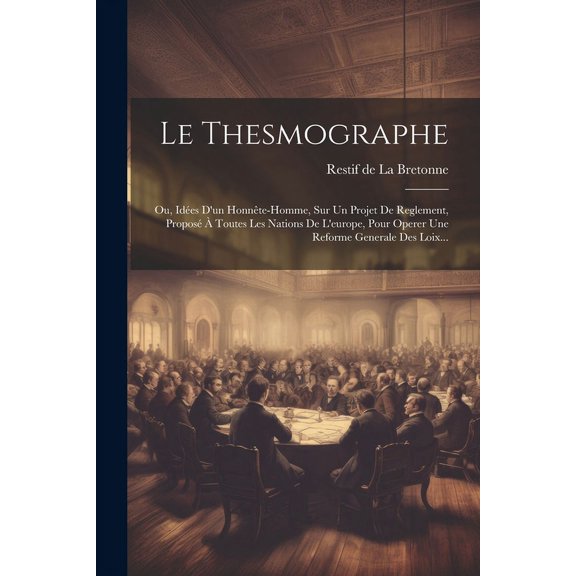 Le Thesmographe : Ou, Ides D'un Honnte-homme, Sur Un Projet De Reglement, Propos  Toutes Les Nations De L'europe, Pour Operer Une Reforme Generale Des Loix... (Paperback)