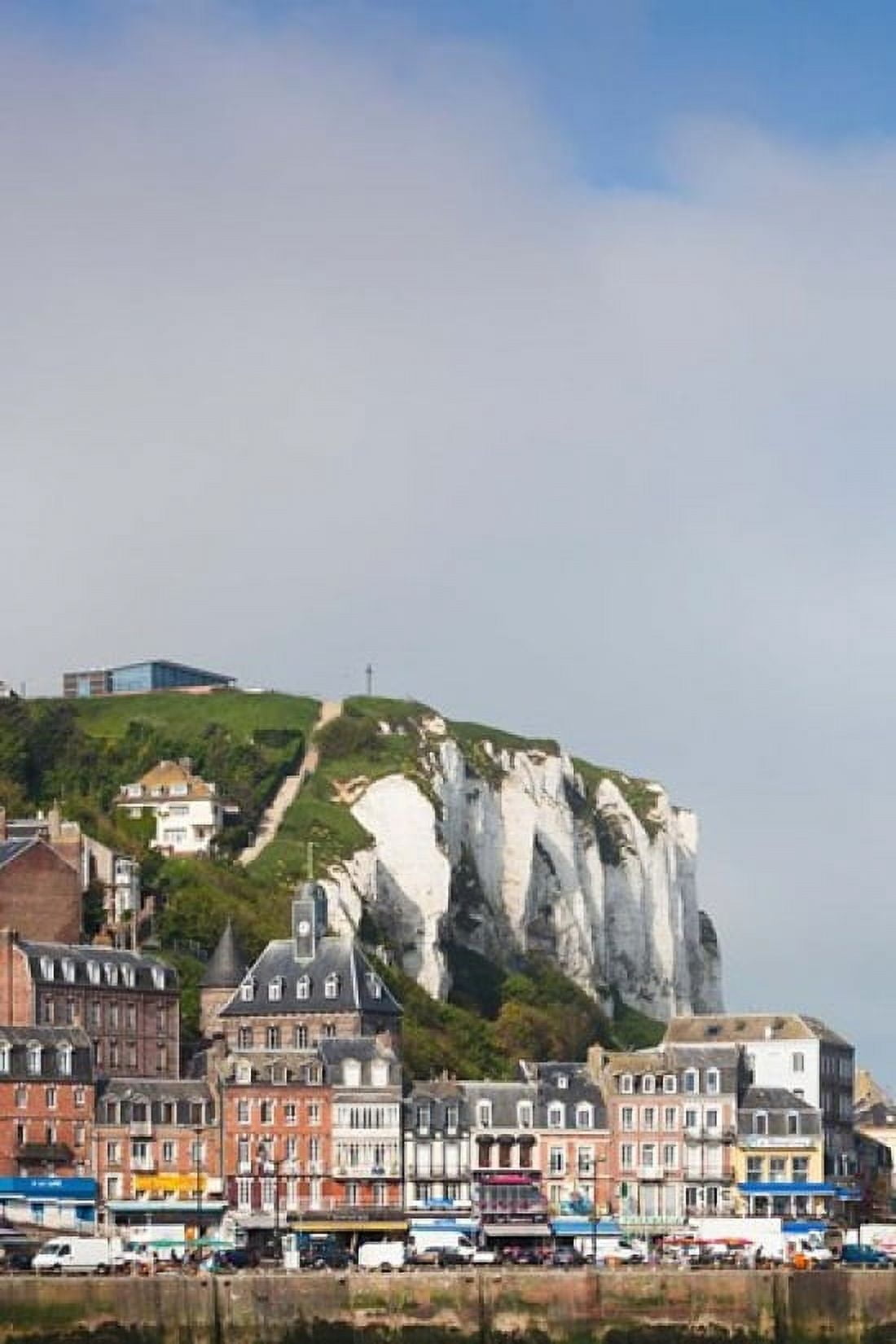 Le Treport Cliffs Canvas Art - Walter Bibikow DanitaDelimont (19 x 28)