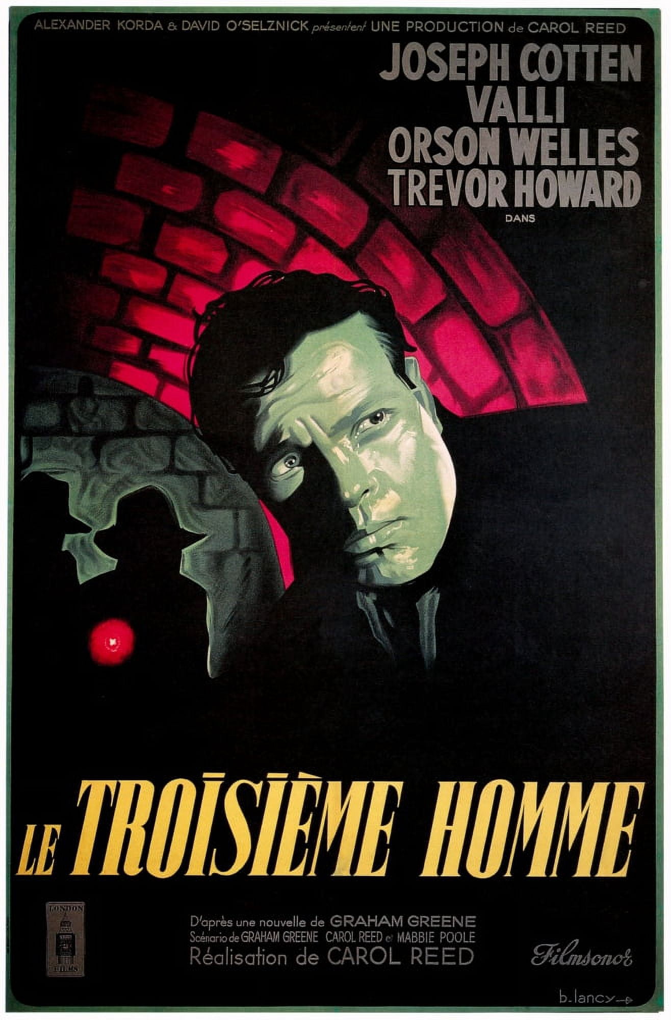 Le Troisieme Homme Canvas Art -  (24 x 36)