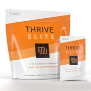 Le-Vel Thrive Elite Protein Shake | 16 Servings 35g | Gluten-Free, Protein Blend with BCAAs, Probiotics & Enzymes | Supports Muscle Recovery & Energy 16 Servings - Single Packets, Vanilla