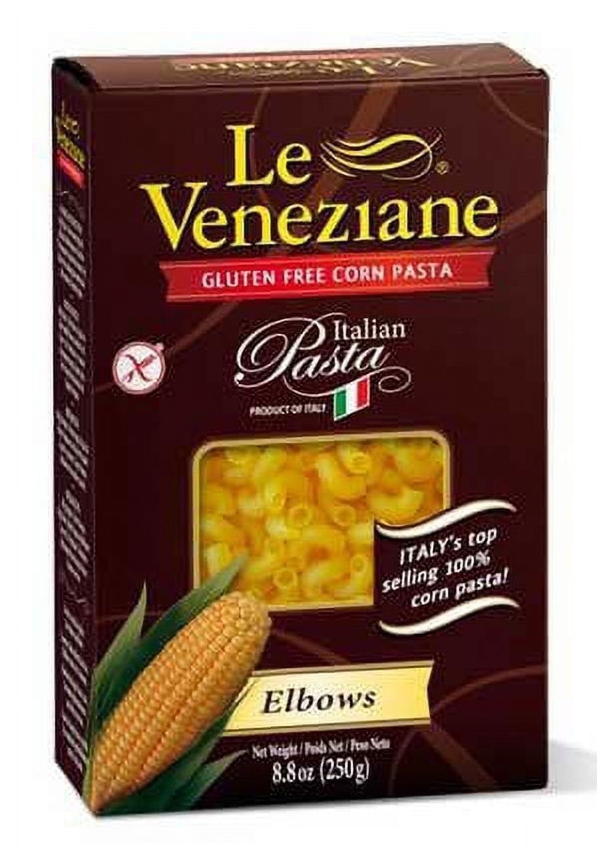 Le Veneziane Corn Pasta Elbows -- 8.8 oz Pack of 4