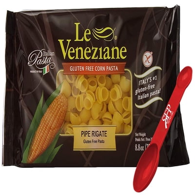 Le Veneziane Gluten Free Corn Pasta Pipe Rigate 8.8 oz