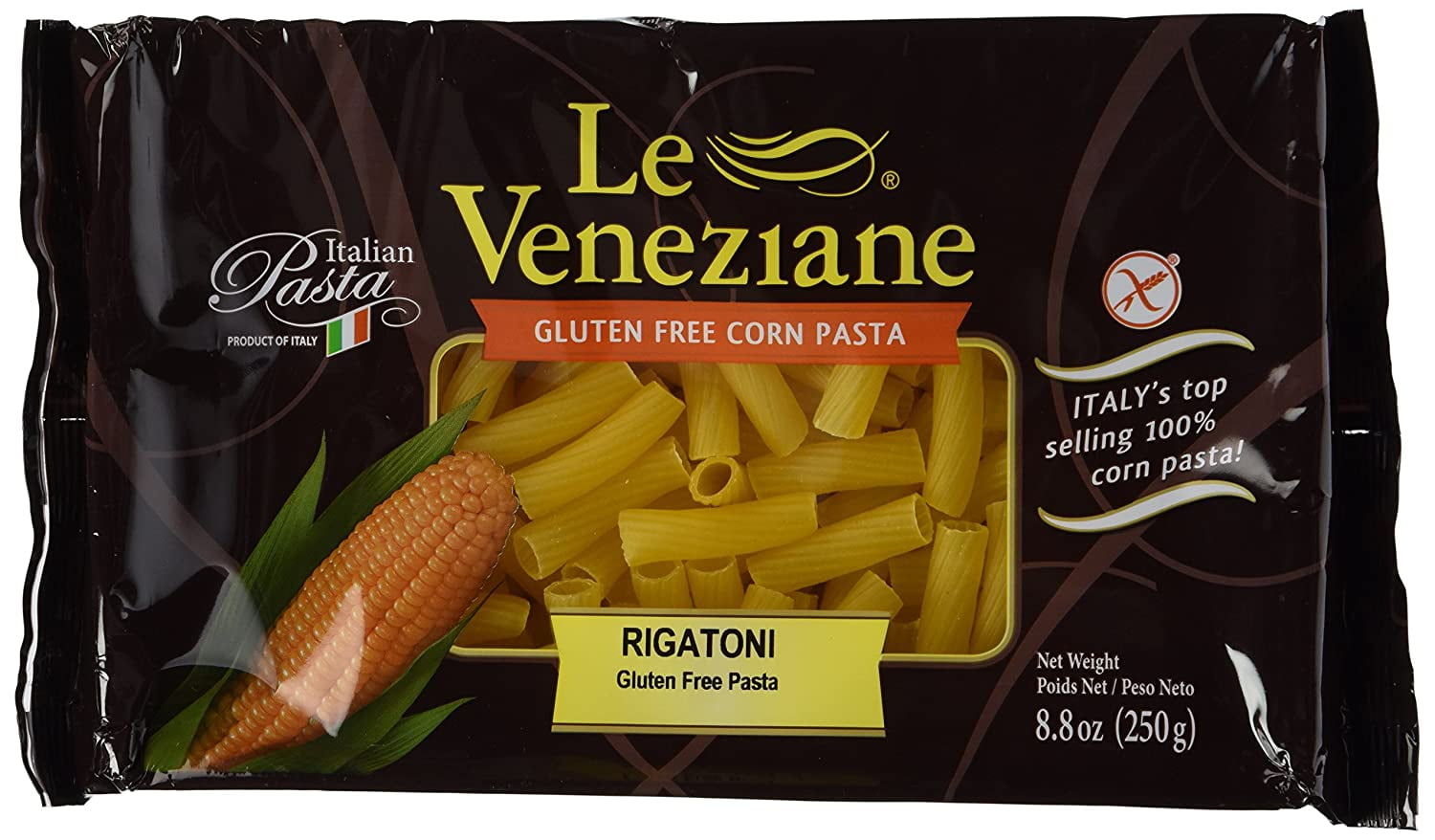 Le Veneziane Rigatoni Pasta Gluten Free 8.8 Oz Pack Of 2