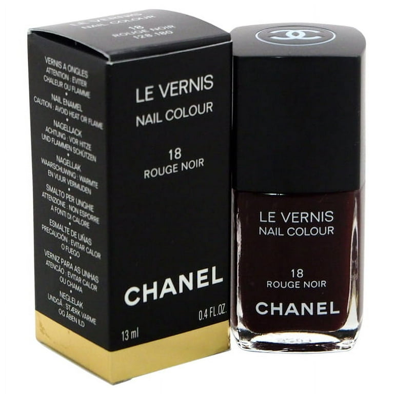 Le Vernis Longwear Nail Colour - 18 Rouge Noir by Chanel for Women - 0.4 oz  Nail Polish 