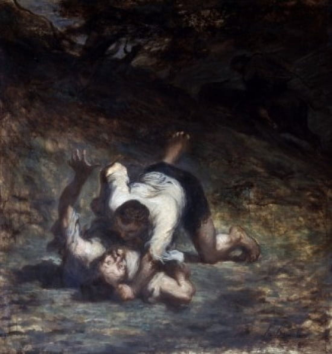 Le Voleur et lAne The Thief And The Ass Late 19th Century Honore Daumier (1808-1879 French) Musee dOrsay Paris France Canvas Art - Honore Daumier (24 x 36)