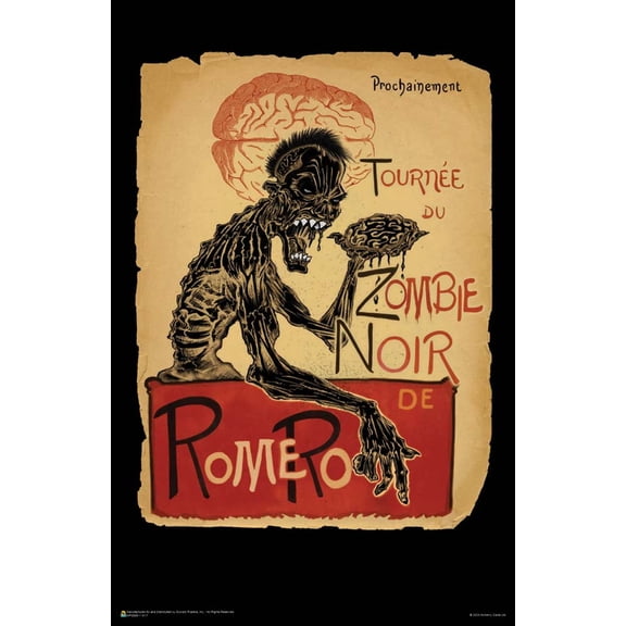 Scorpio Posters Le Zombie Noir Alchemy Mini Poster - 11 x 17 in.