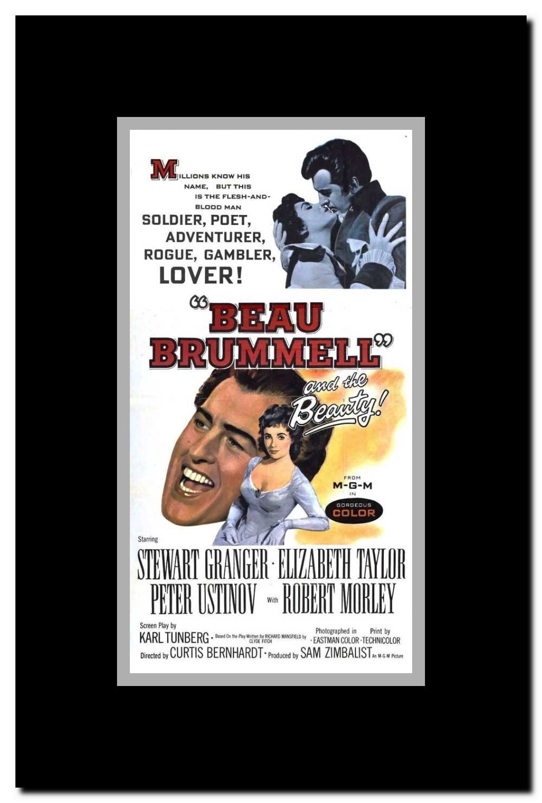Le beau Brummel Framed Movie Poster