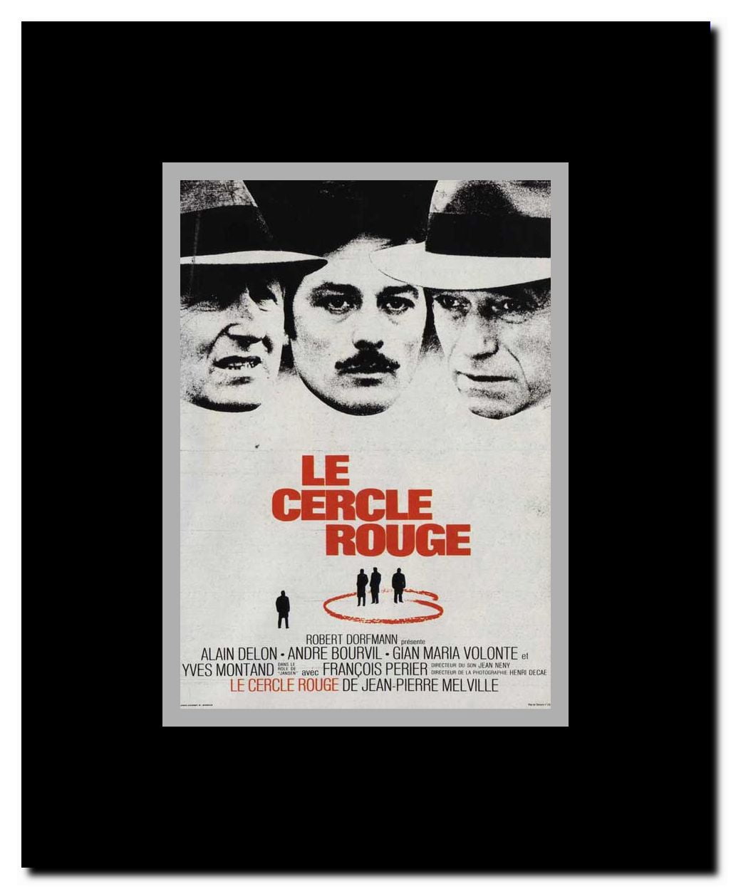 Le cercle rouge Framed Movie Poster