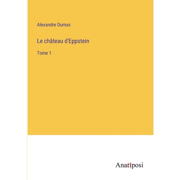 Le chteau d'Eppstein (Paperback)