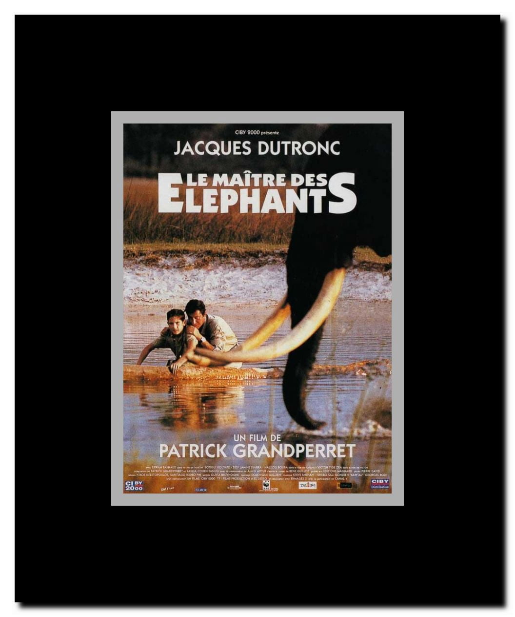 Le maitre des elephants Framed Movie Poster