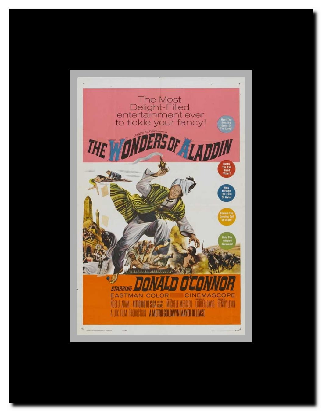 Le meraviglie di Aladino Framed Movie Poster
