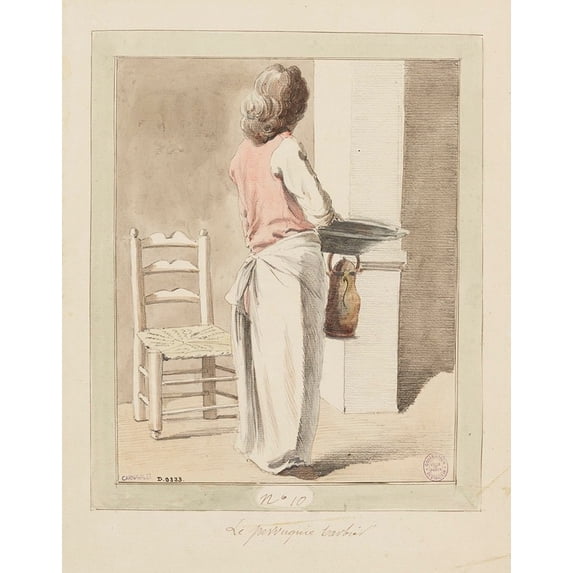 Le perruquier barbier (1698 - 1762) Poster Print by Edmé Bouchardon (18 x 24)