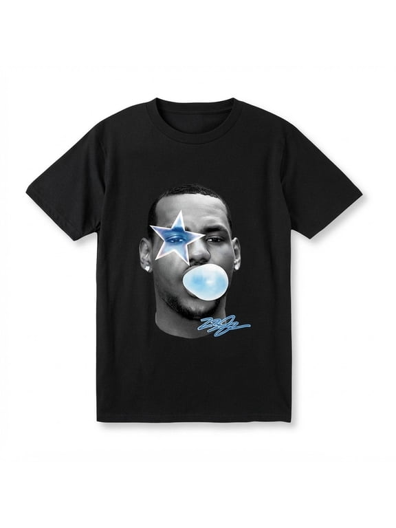 LeBron James Big Face Basketball Unisex Graphic T-Shirt, Short Sleeve Crew Neck Tee, Casual Everyday Streetwear Top, Gift for Men Women