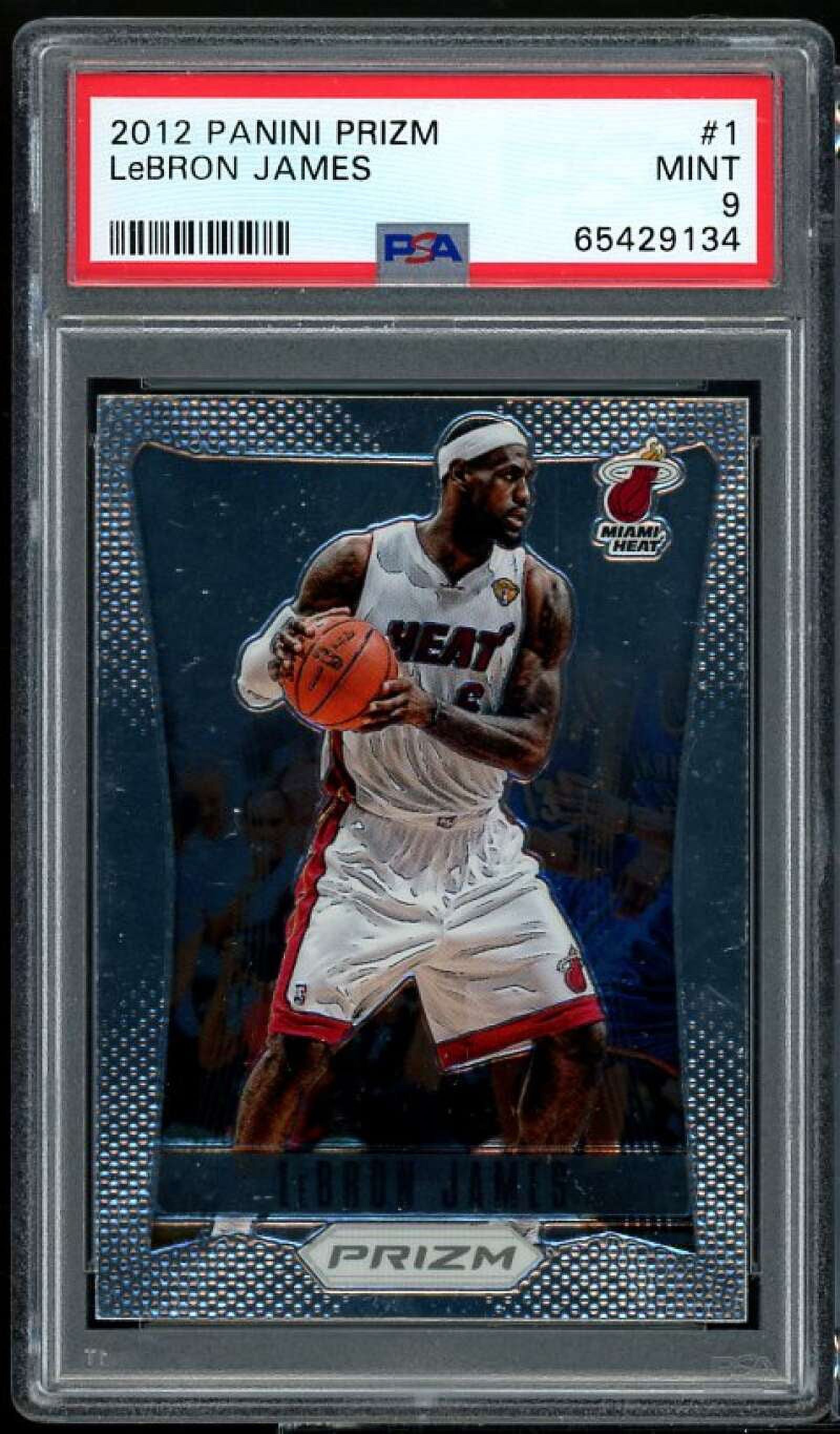 PSA 9 2012-13 Panini Prizm LeBron James