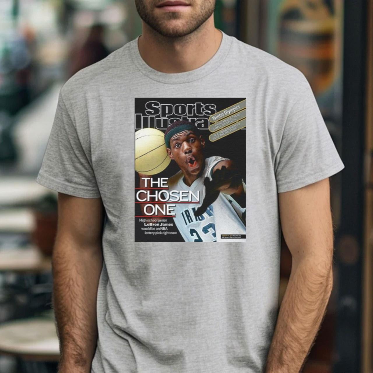 LeBron James Chosen One Sports Illustrated Cover Tee Shirt
