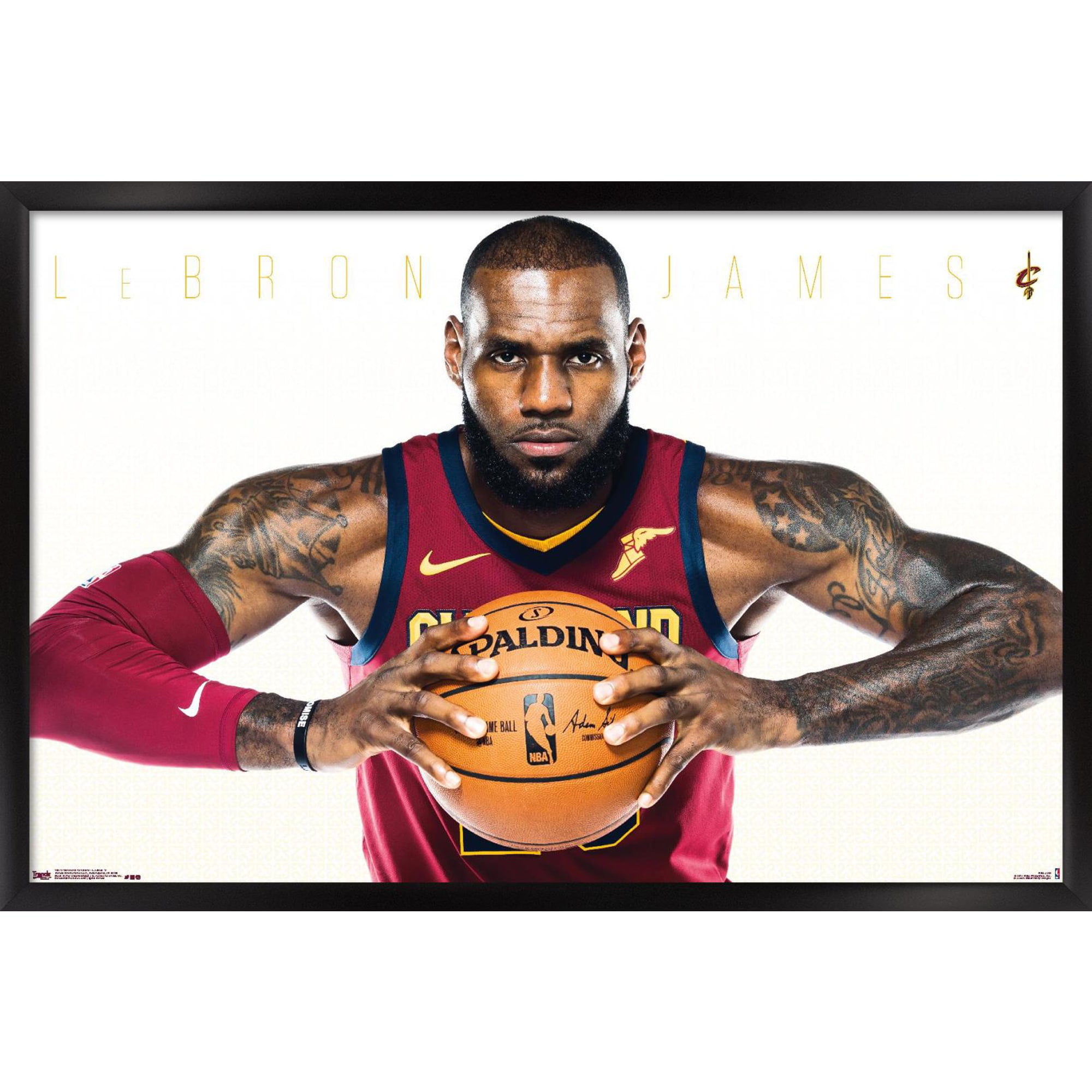 NBA Cleveland Cavaliers LeBron James Navy Jersey 10-Inch Plush Figure