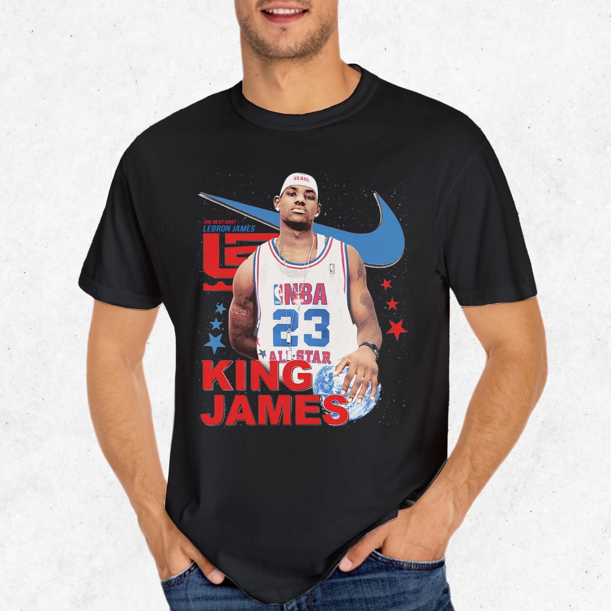 LeBron James King James NBA All Star T Shirt Basketball Legend Tee Unisex All Size