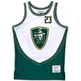 thumbnail image 1 of LeBron James Men's Headgear Classics St. Vincent St. Mary High School Jersey (XXX-Large, White/Green), 1 of 4