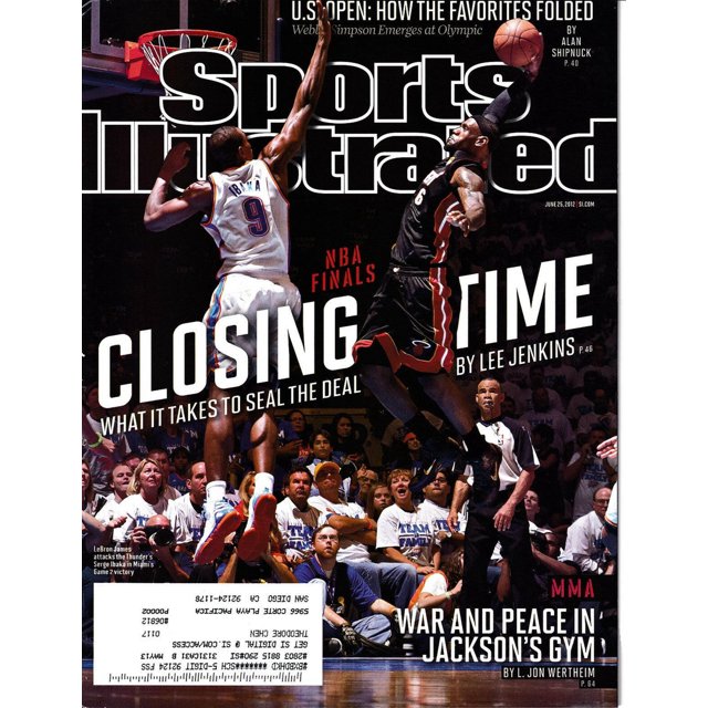 LeBron James Miami Heat 2012 Sports Illustrated magazine