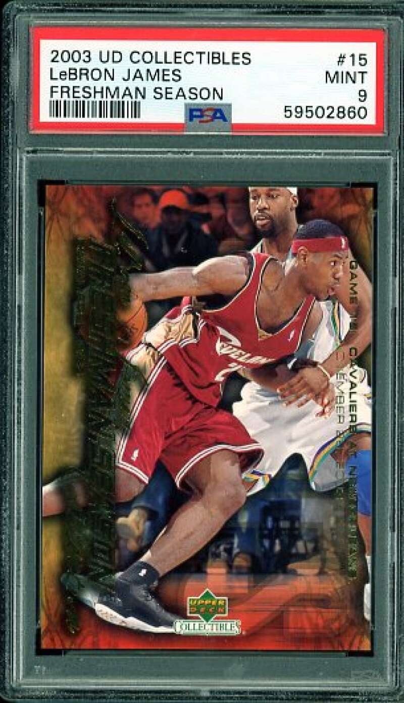 LeBron James Rookie Card 2003-04 UD Collectibles Freshman Season