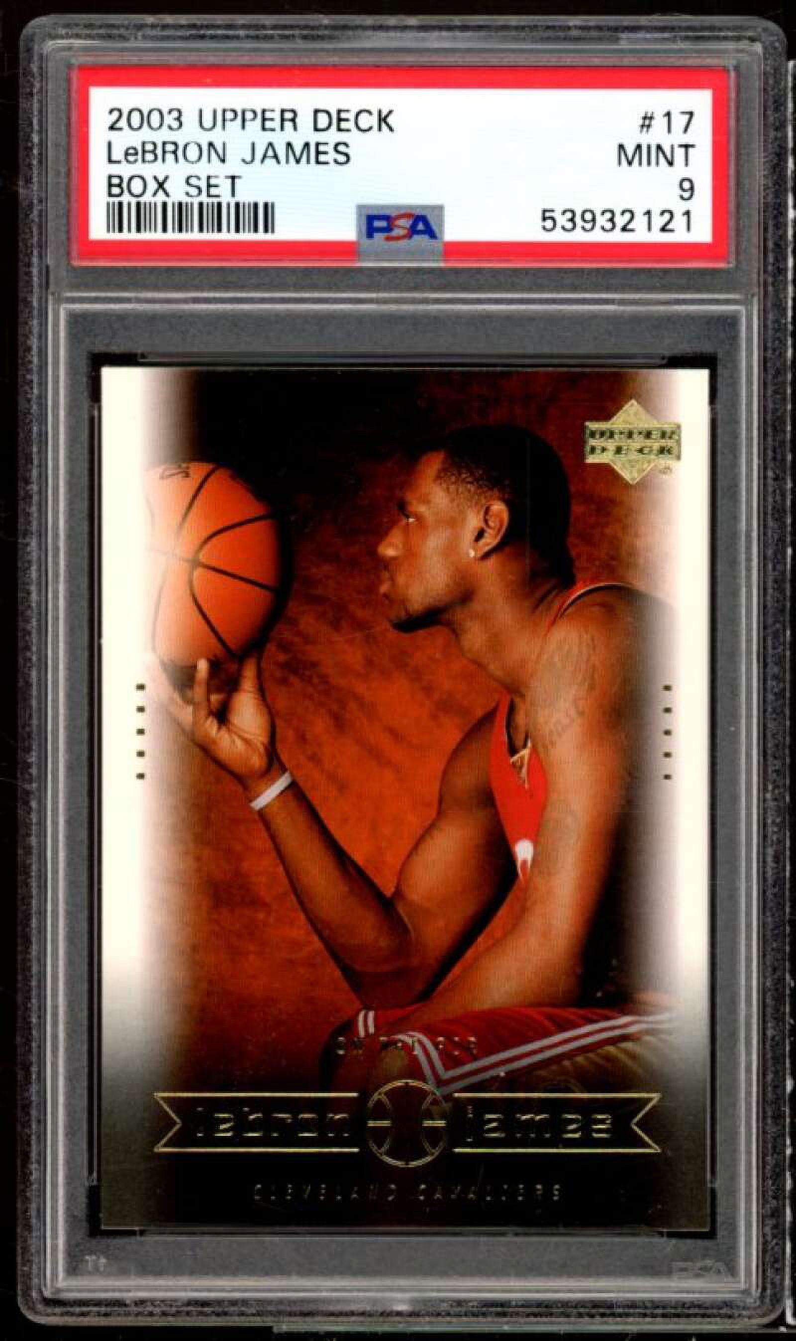 LeBron James Rookie Card 2003 Upper Deck LeBron James Box