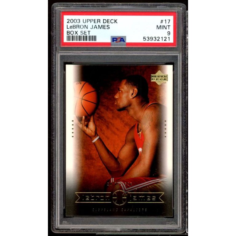 LeBron James Rookie Card 2003 Upper Deck LeBron James Box Set #17