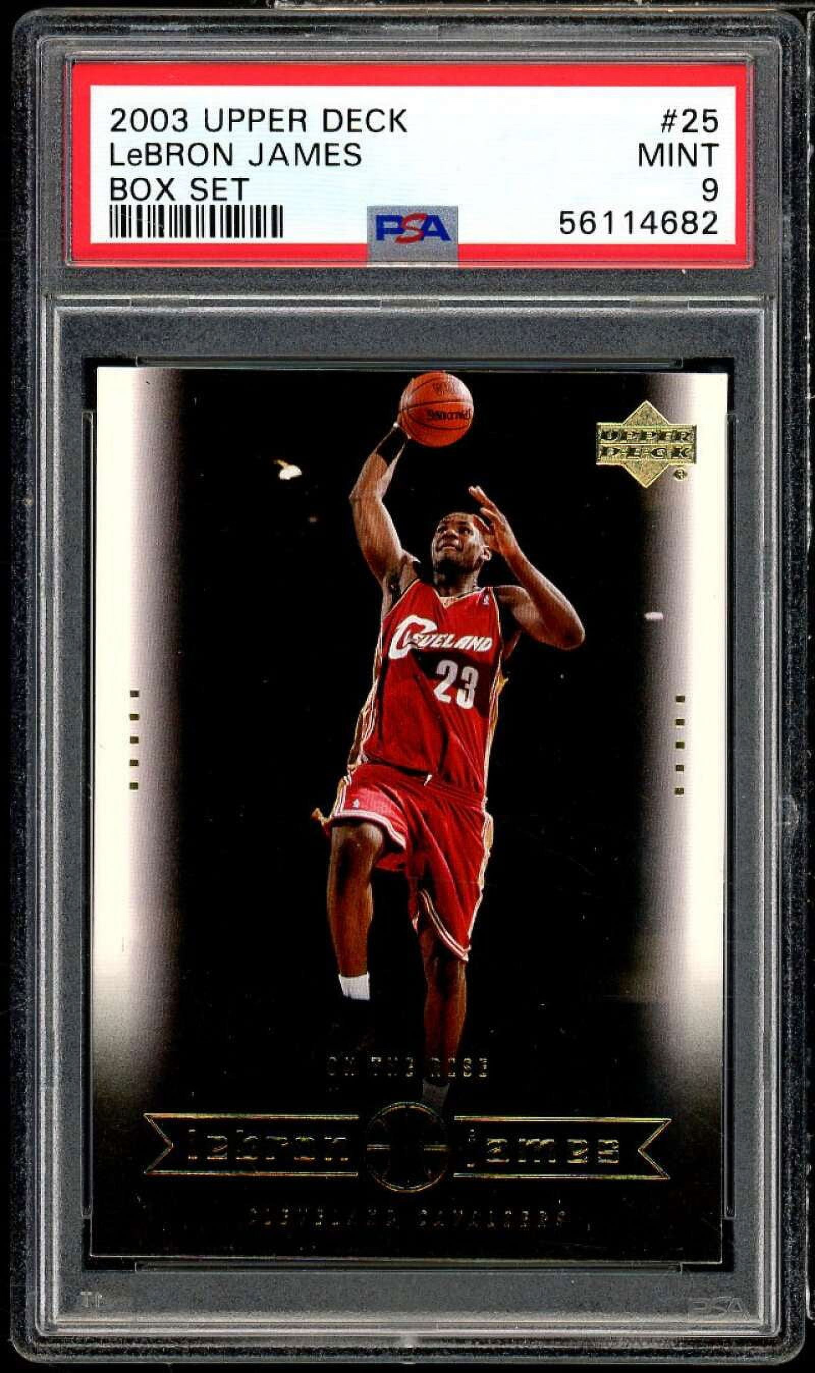 Upper deck lebron clearance james
