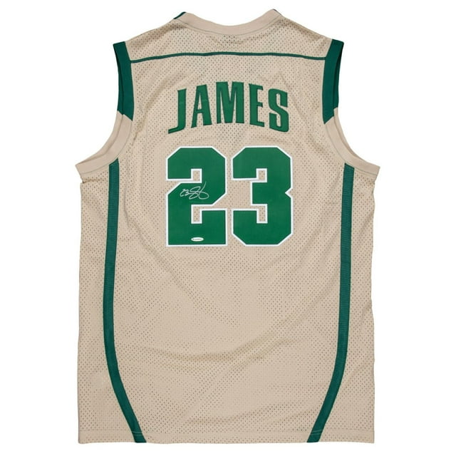 LeBron James Rookie Signed St. Vincent St. Mary High School Jersey UDA COA