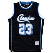LeBron James X Nipsey Hustle Crenshaw Mens Headgear Classics Baseball Jersey XX-Large, Black