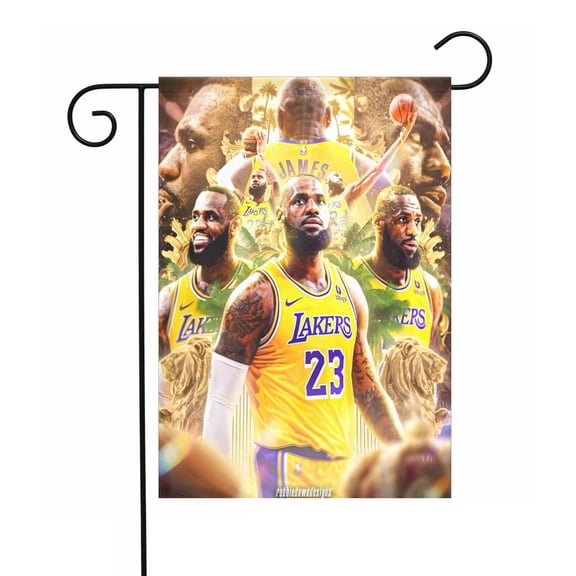 LeBron James garden flag perfect for outdoor decoration28"x40"