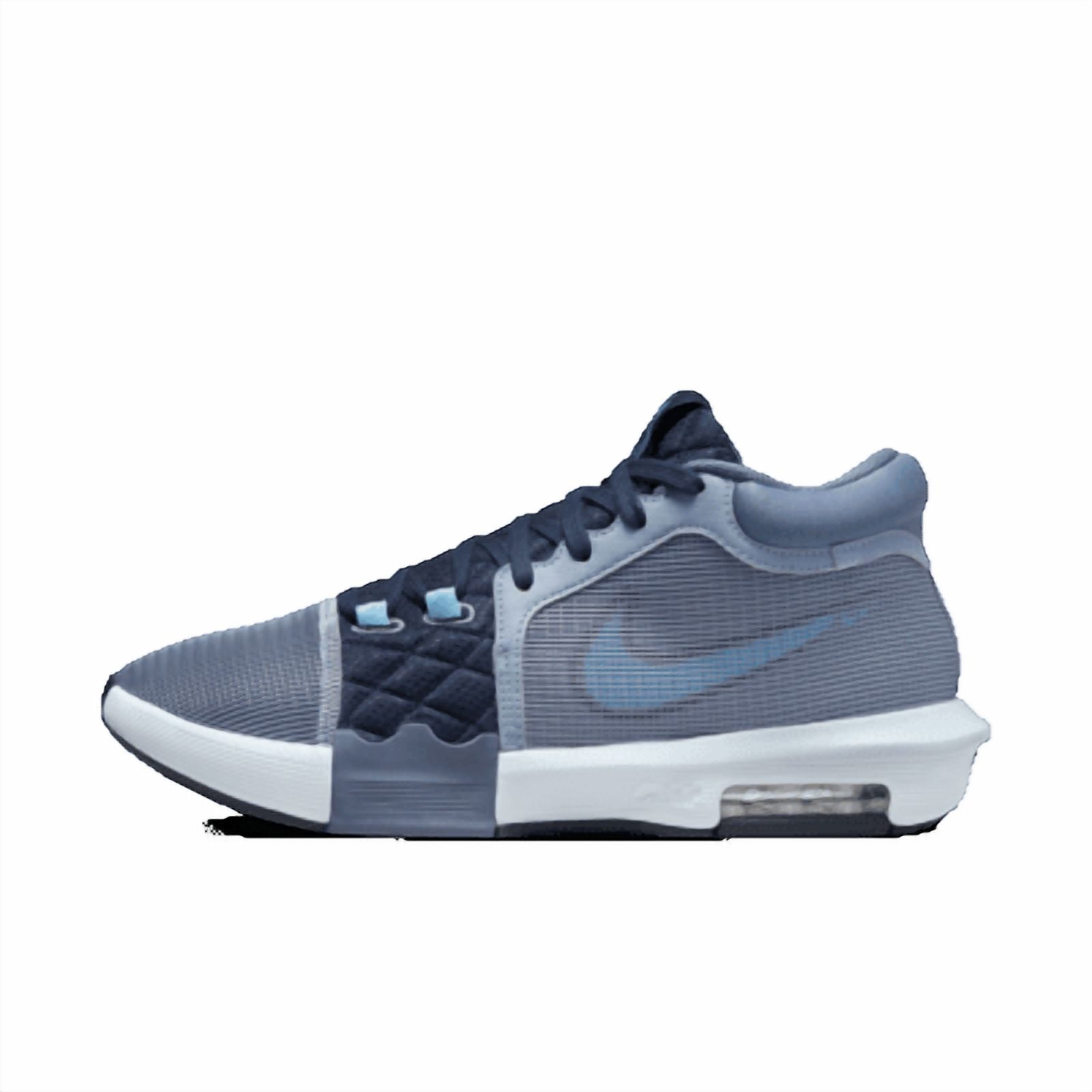 Nike Mens' Lebron Witness VIII Basketball Shoes Ashen Slate/Diffused Blue/University Blue/White, US Footwear Size System, Adult, Men, Numeric, Medium, 10.5