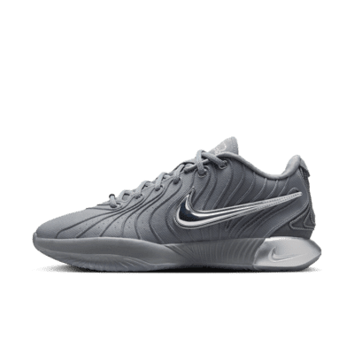 Nike Lebron XXI Cool Grey/Metallic Silver  HF5353-001 Men's Size 8.5