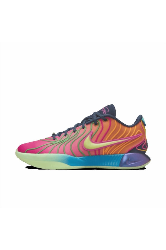 Lebron XXI Men's Shoes Photo Blue/Laser Fuchsia hf5353-400