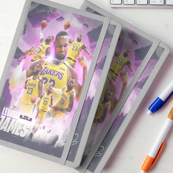 LeBron and James Custom Printed Notebook.