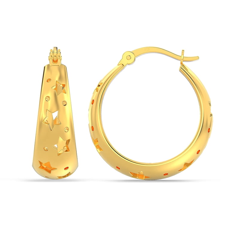 FREE S/H] Hoop Earrings Huggie Earrings Gold Jewelry Silver Earrings Bridal Jewelry miagoldjewel - Pinkoi