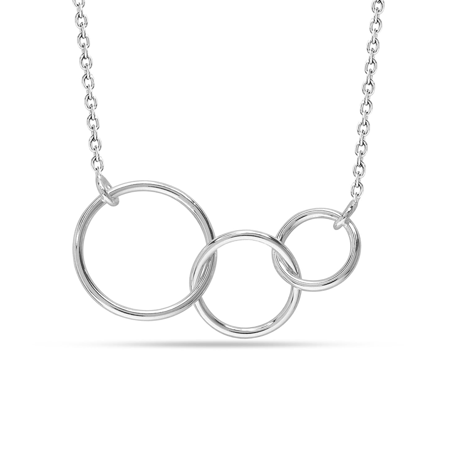LeCalla 925 Sterling Silver Sterling Silver 3 Generations Necklace