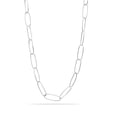 thumbnail image 1 of LeCalla 925 Sterling Silver Chain Necklace for Women, Light Weight 6.5MM Big Paperclip Link Chain Necklace 36" Inch Jewelry Gifts for Women, 1 of 7